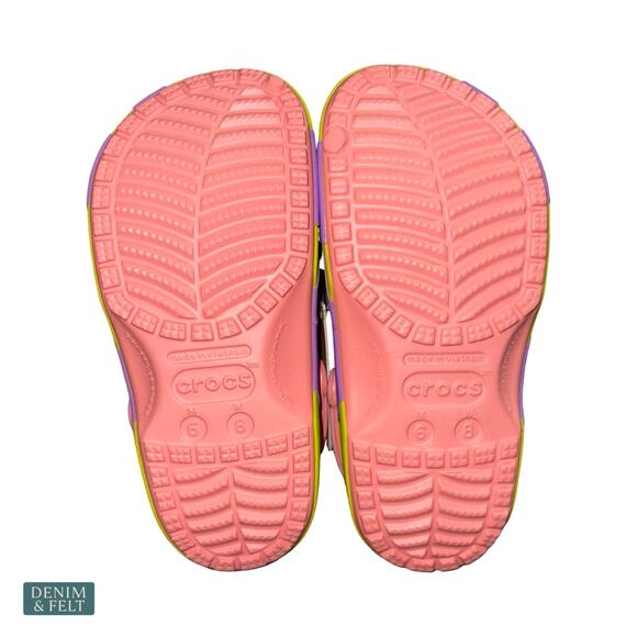 NEW Crocs SpongeBob Patrick Classic Clog Pink Melon Jibbitz Cartoon Cute Rare - Picture 14 of 16